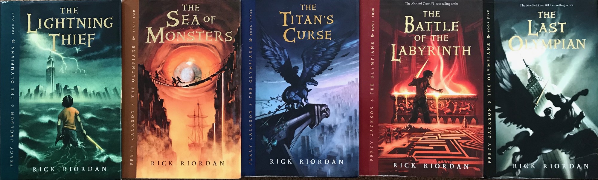 Percy Jackson and the Olympians books